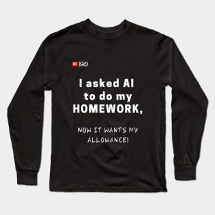 Allowance black Long Sleeve T-Shirt